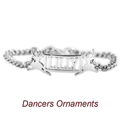 Personalised Name Bracelet/Anklet - Sterling Silver - All Birthstone™