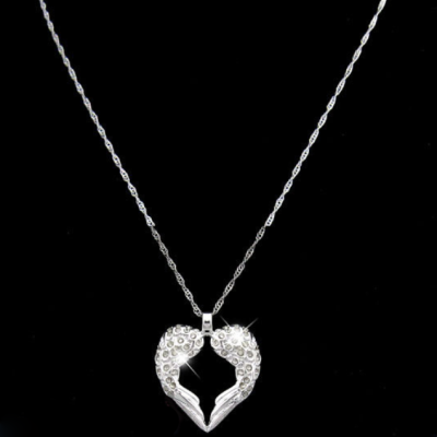 Personalised Angels Heart - Sterling Silver - All Birthstone™