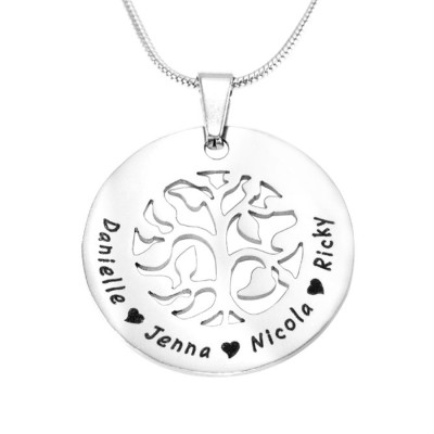 Personalised BFS Family Tree Necklace - All Birthstone™