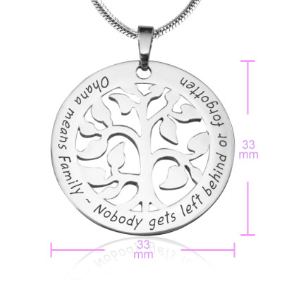 Personalised Ohana Tree - Sterling Silver *Limited Edition - All Birthstone™