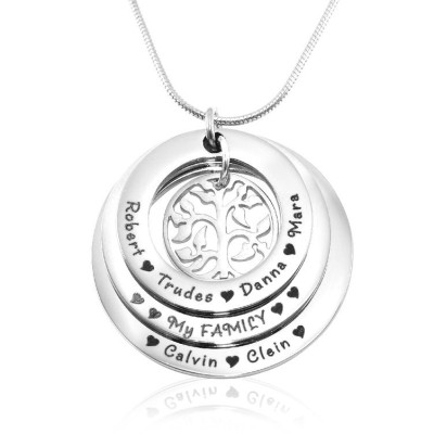 Personalised Family Triple Love - Sterling Silver - All Birthstone™