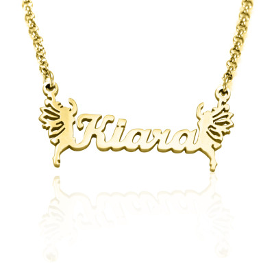 Personalised Name Necklace - 18ct Gold Plated - All Birthstone™