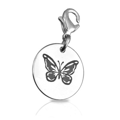 Personalised Butterfly Charm - All Birthstone™