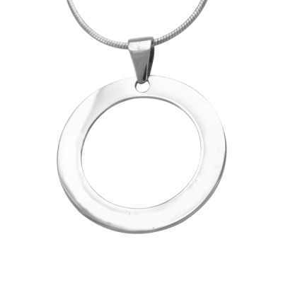 Personalised Circle of Trust Necklace - Sterling Silver - All Birthstone™