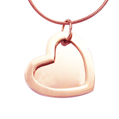 Personalised Love Forever Necklace - 18ct Rose Gold Plated - All Birthstone™