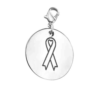 Personalised Ribbon For a Cause Charm - All Birthstone™