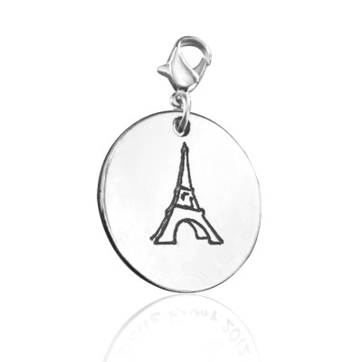 Personalised Eiffel Tower Charm - All Birthstone™
