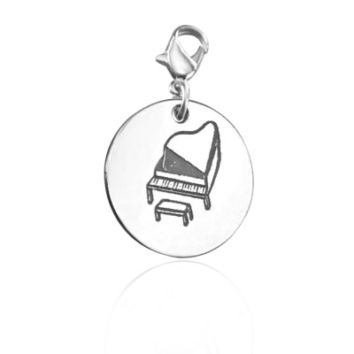 Personalised Piano Charm - All Birthstone™