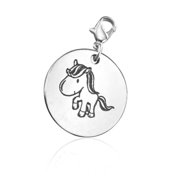 Personalised Unicorn Charm - All Birthstone™