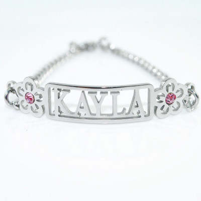 Name Necklace/Bracelet/Anklet - DIY Name Jewellery With Any Elements - All Birthstone™