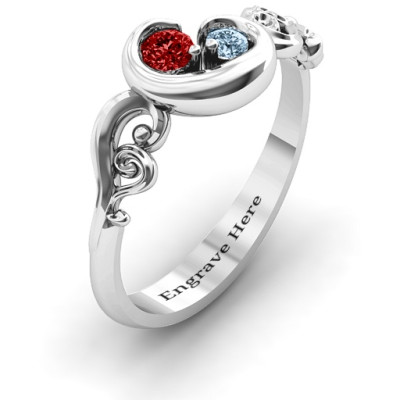 Cradle of Love  Ring - All Birthstone™