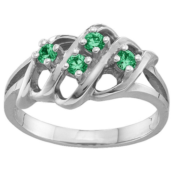 2-7 Accents Ring - All Birthstone™