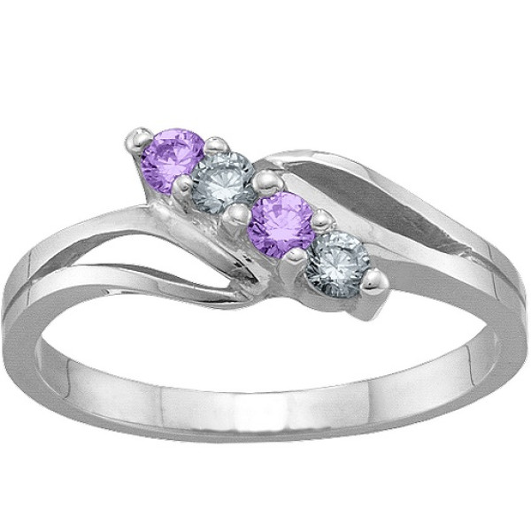 2-7 Stones Branch Ring  - All Birthstone™