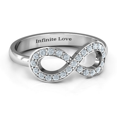 Accented Infinity Ring - All Birthstone™