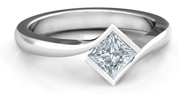 Alexandra Princess Cut Ring - All Birthstone™