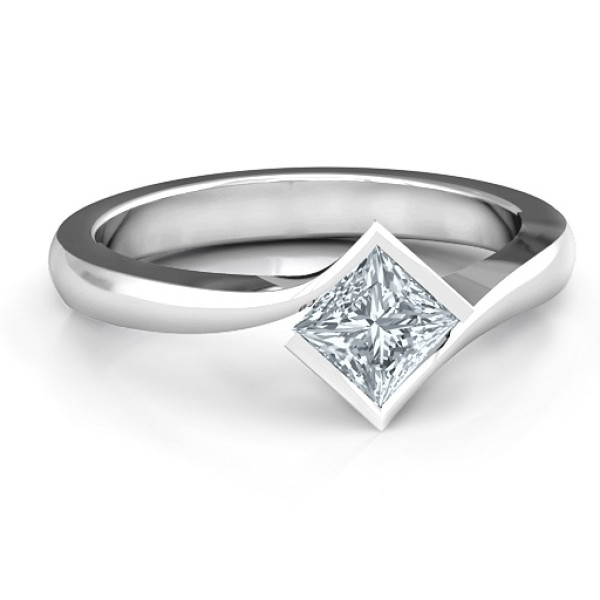 Alexandra Princess Cut Ring - All Birthstone™