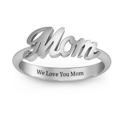 All About Mom Name Ring - All Birthstone™