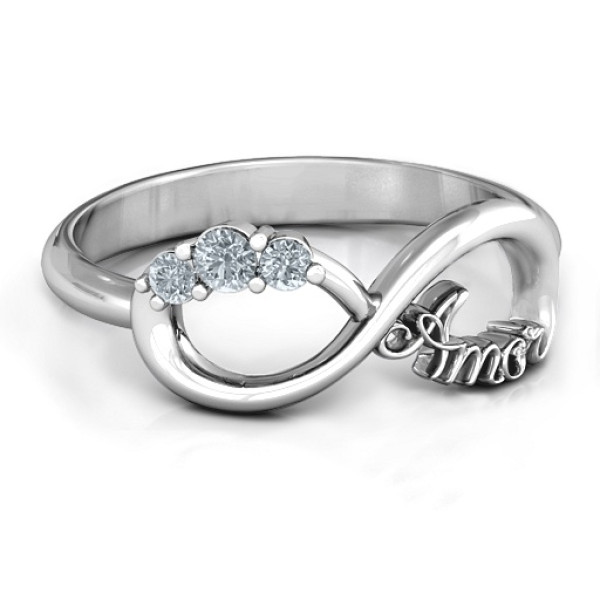 Amor Infinity Ring - All Birthstone™