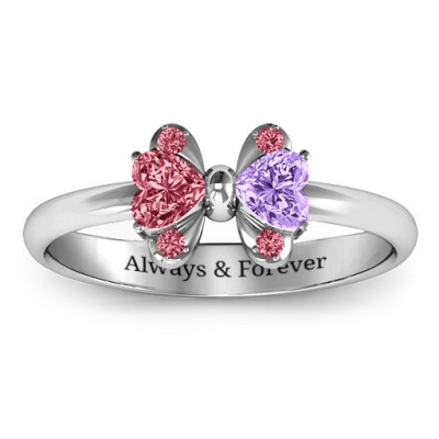 Beauty And The Bow Ring - All Birthstone™