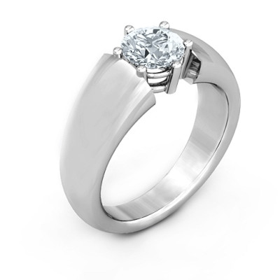 Bold Devotion Solitaire Ring - All Birthstone™