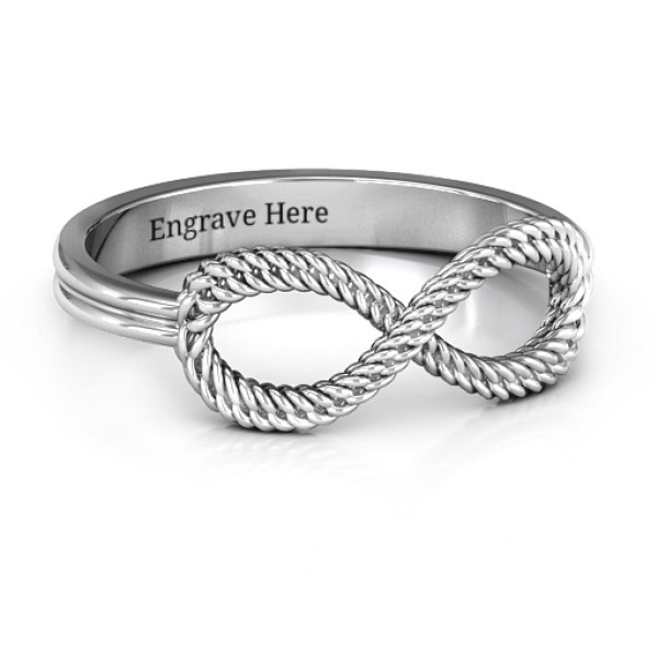 Braided Infinity Ring - All Birthstone™