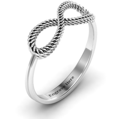 Braided Infinity Ring - All Birthstone™