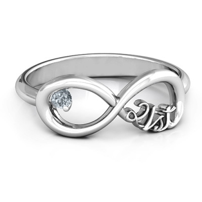Celebrate 21 Infinity Ring - All Birthstone™