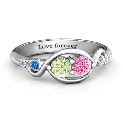 Classic Curves Two-Stone Ring  - All Birthstone™