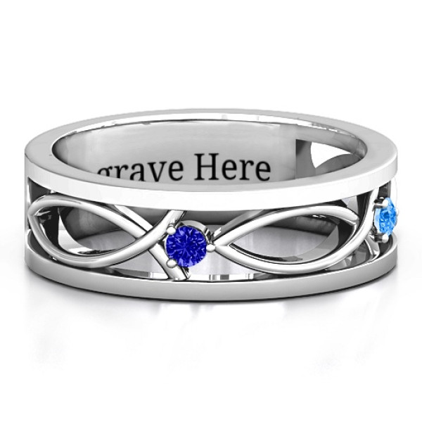 Classic Fish Men's Ring - All Birthstone™