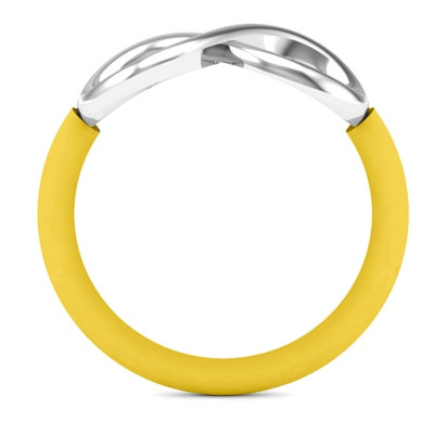 Classic Infinity Ring with Changeable Bands - All Birthstone™