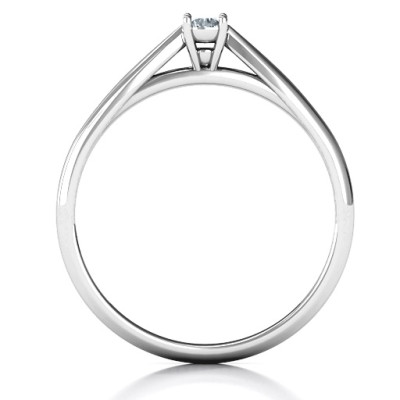 Classic Solitare Sparkle Ring - All Birthstone™