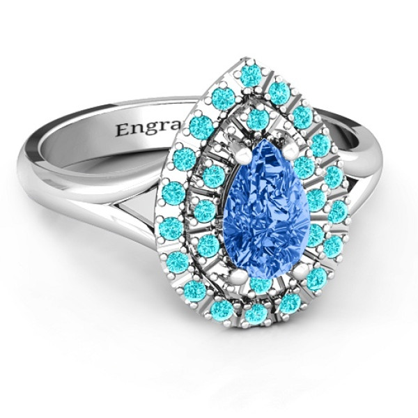 Cleopatra Double Halo Ring - All Birthstone™