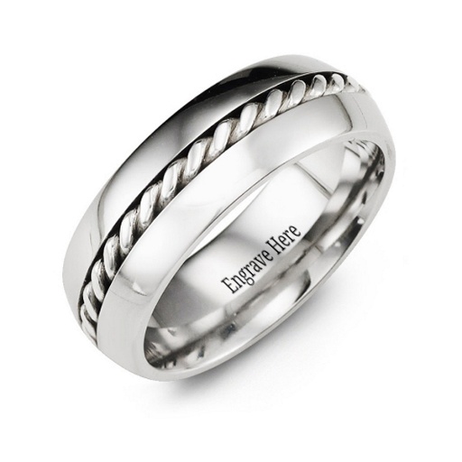 Caphe Rop Ring Cobalt Rope Ring - All Birthstone™
