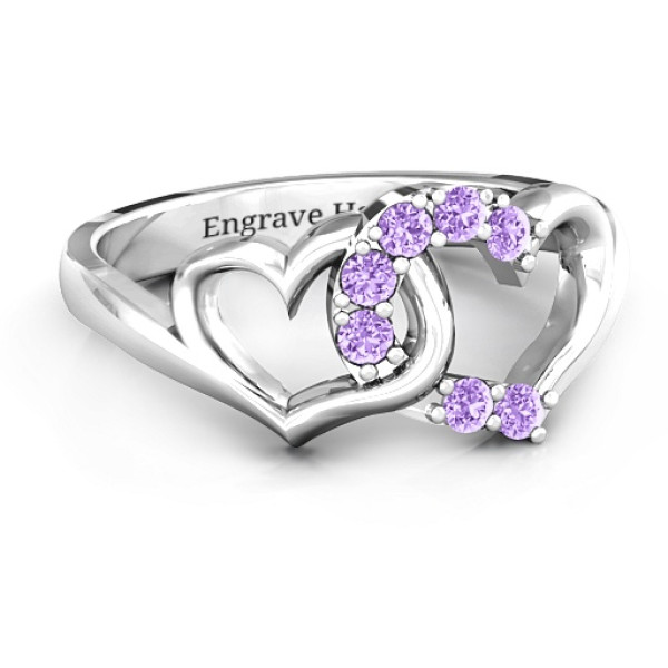Connecting Hearts Ring - All Birthstone™