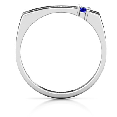 Crevice Beaded Women's Ring - All Birthstone™