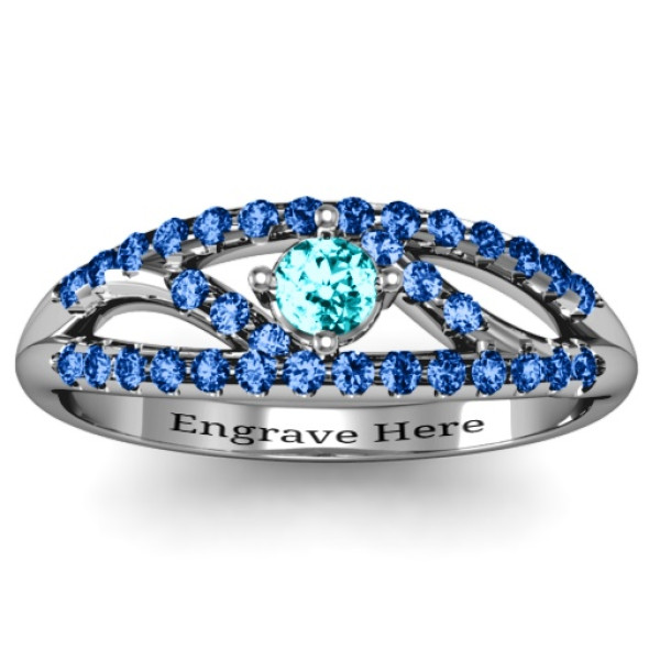 Crown Accent Ring - All Birthstone™