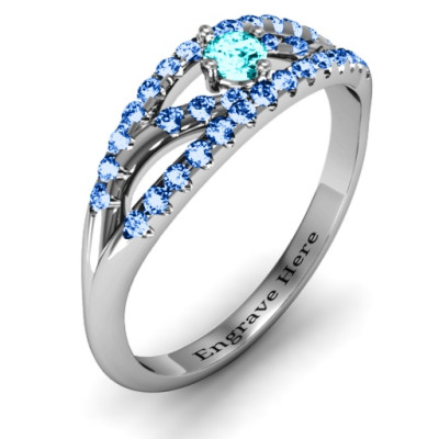 Crown Accent Ring - All Birthstone™