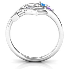 Cupid's Hold Love Ring: Your Soul Mate Story in Silver