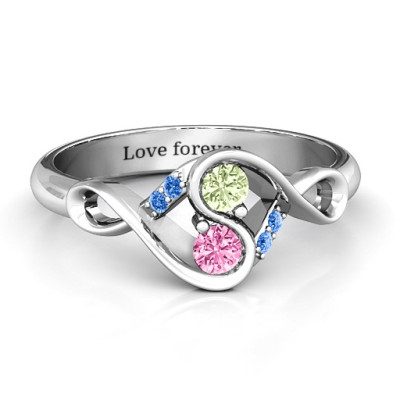 Element of Infinity Two Stone Ring  - All Birthstone™