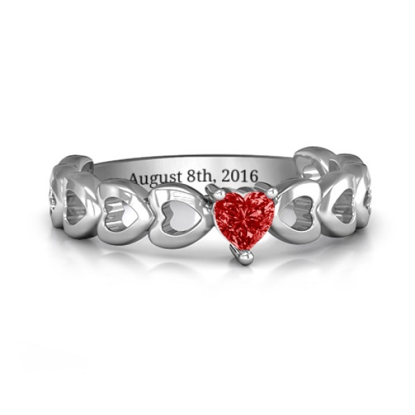 Enchanting Love Promise Ring - All Birthstone™
