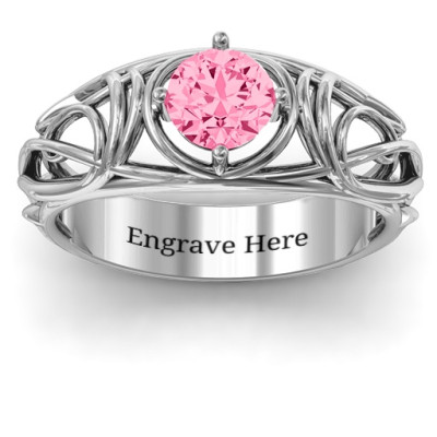 Enchanting Tangle of Love Ring - All Birthstone™