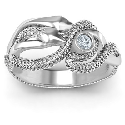 Guardian Snake Ring - All Birthstone™