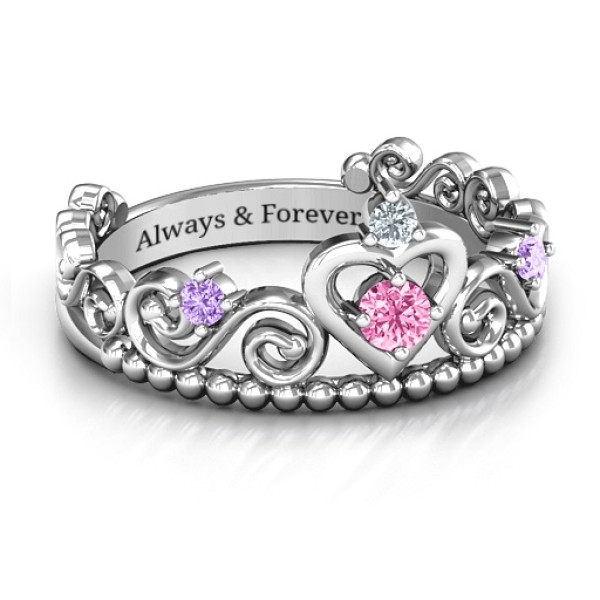 Happily Ever After Tiara Ring - All Birthstone™