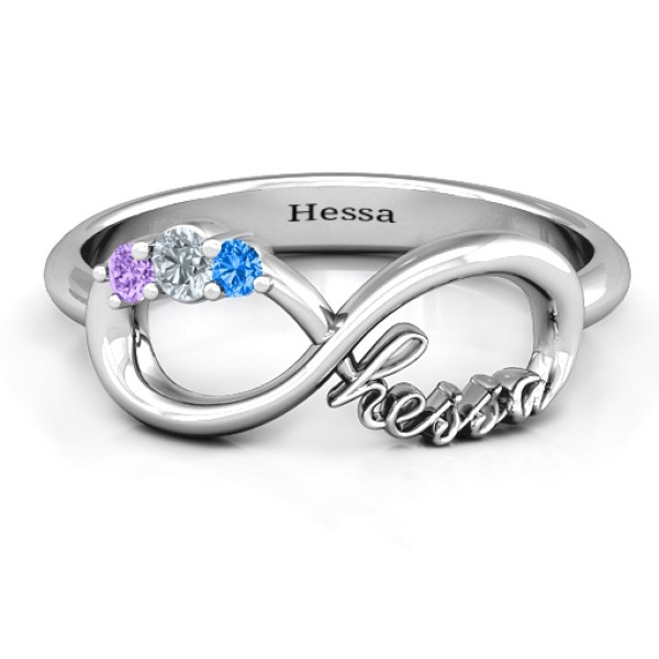 Hessa  Never Parted After Gemstone Ring  - All Birthstone™