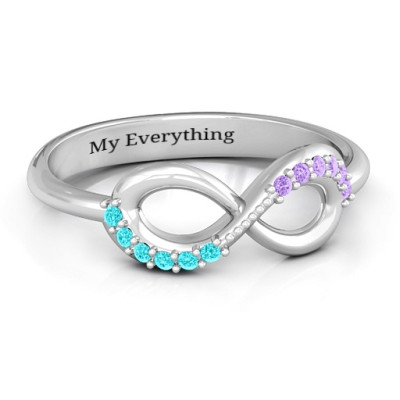 Infinity Accent Ring - All Birthstone™