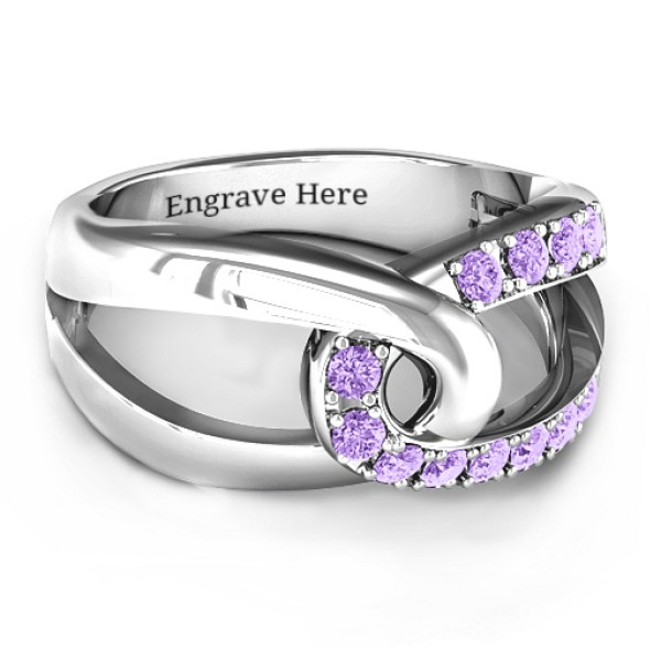 Infinity Embrace Ring - All Birthstone™