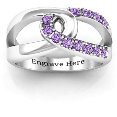 Infinity Embrace Ring - All Birthstone™