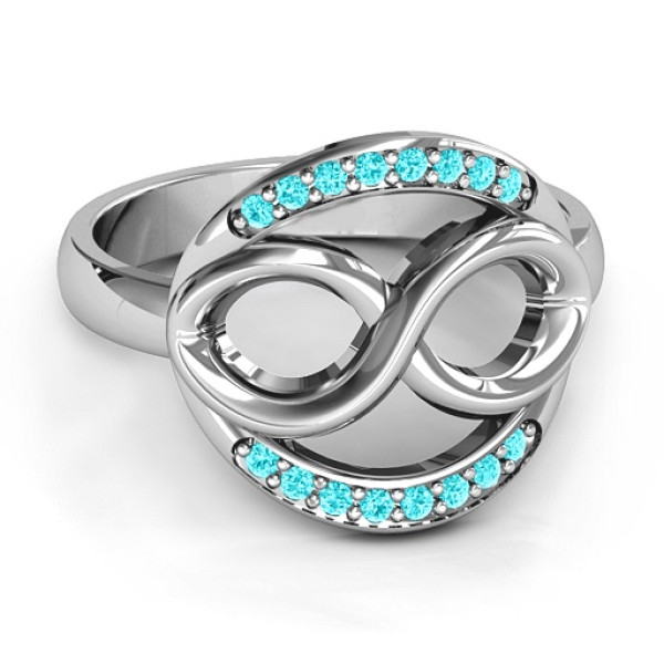 Karma of Love Infinity Ring - All Birthstone™