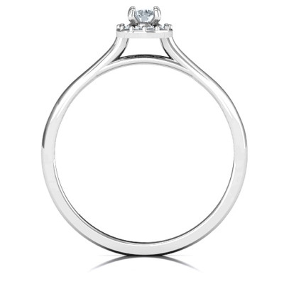 Little Luxury Halo Ring - All Birthstone™