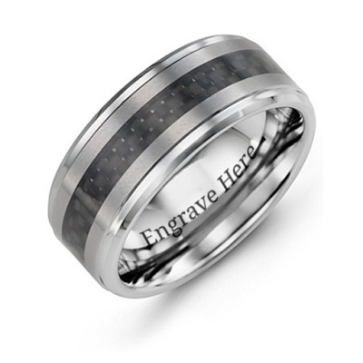 Men's Trinity Tungsten Ring - All Birthstone™